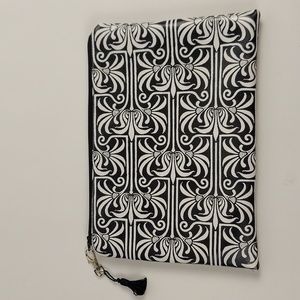 Art Nouveau Waterproof Vegan Leather Zip Pouch Clutch Travel Bag